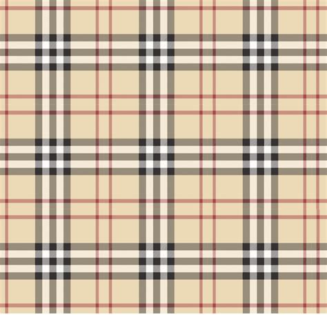 burberry check pattern.